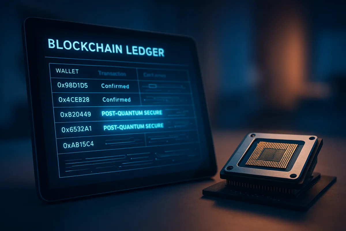 Quantum Computing Blockchain Security