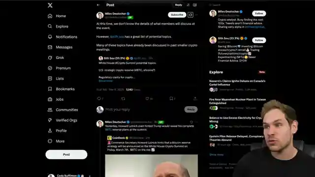 white-house-crypto-summit-bitcoin-reserve-cardano-surge-coinbase-tokenization