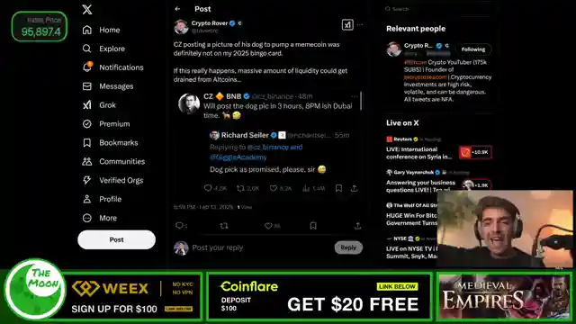 the-moon-show-altcoin-surges-and-czs-meme-coin-buzz